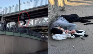 Video uğruna 2 bacağından oldu ama akıllanmaya niyeti yok