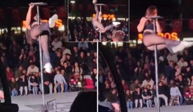 Belediyenin skandal direk dansı gösterisinden yeni görüntüler