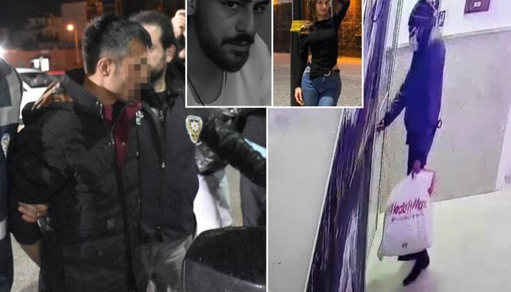2 kardeşi boğazlarını keserek öldüren cani binaya böyle girmiş