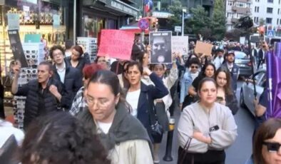 Kadınlar, sokak ortasında öldürülen Bahar Aksu için sokağa çıktı