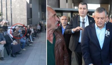 Özel’i yumruklayan evlat katili saldırganın garip görüntüleri
